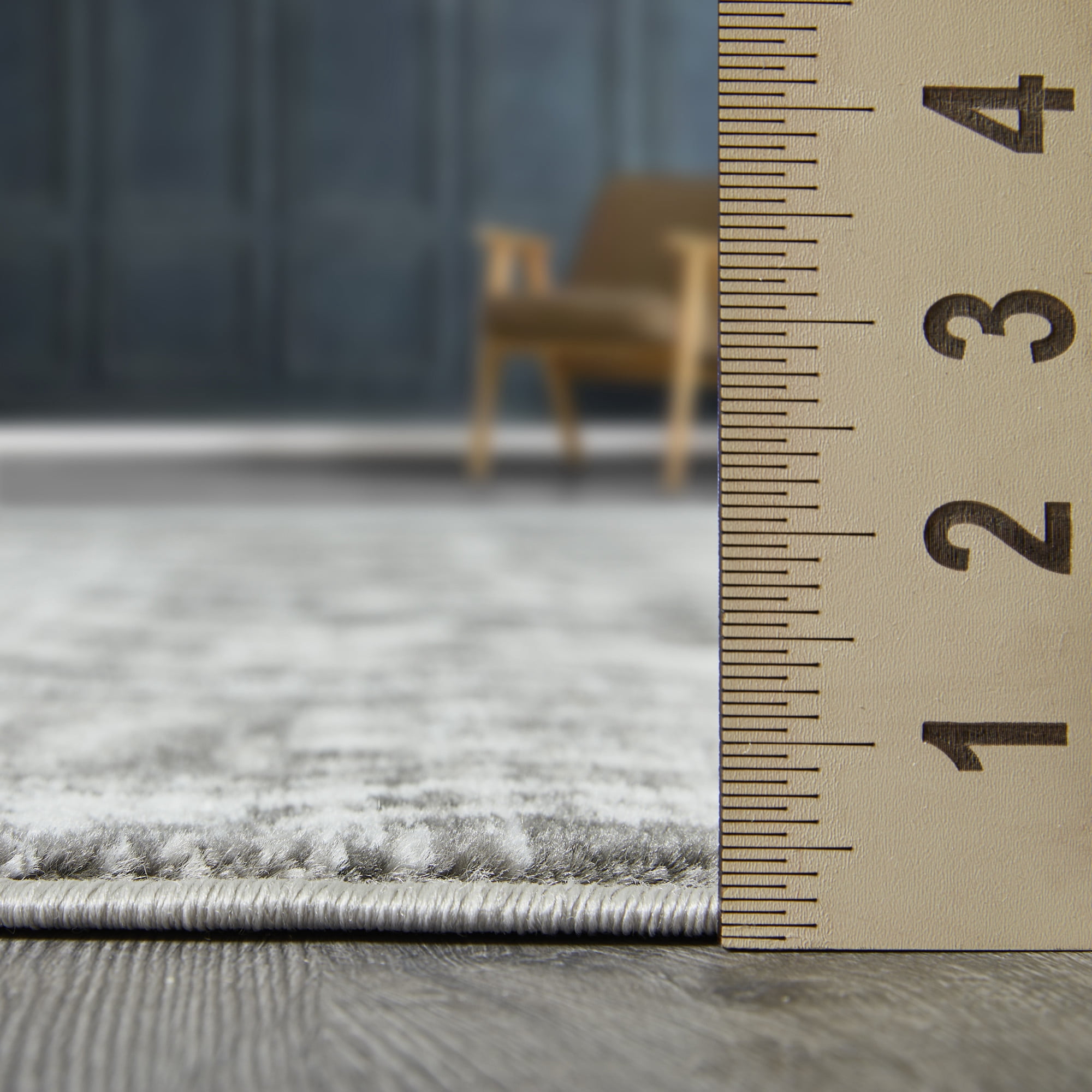 Loomaknoti Rhane Alvner 6' x 9' Dark Grey Oriental Indoor Area Rug