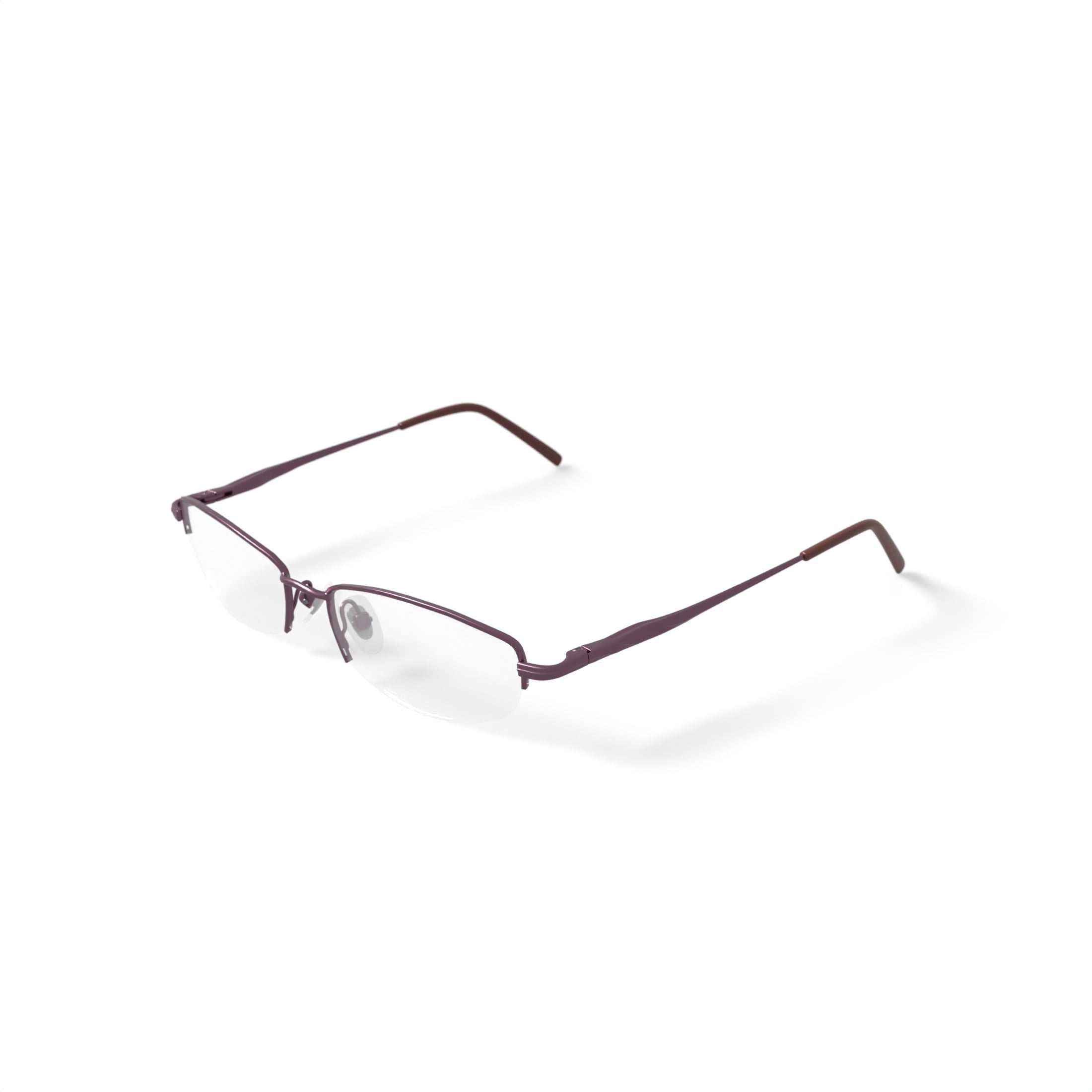 Walmart Women's FM9198 Oval Prescription Eyeglasses with Case, Shiny Pink