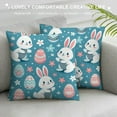 thumbnail image 3 of Leisuo Easter Pillow Sham Eggs Throw Pillow Covers Cushion Cover Farmhouse Cushion Case Decor for Sofa Couch Bed, 3 of 5