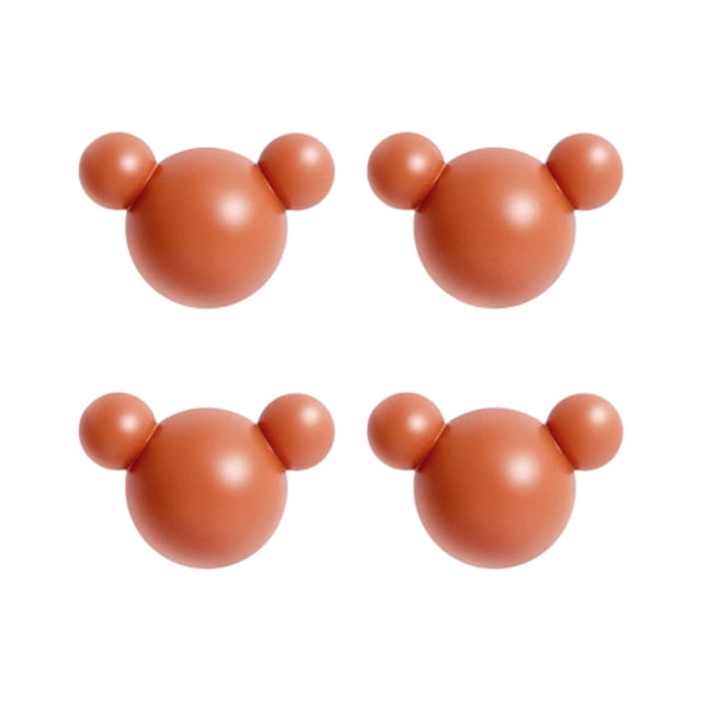 4 Pcs Crochet Adhésif Multi-Usage Support Étanche Coloré pour Pub Café Boutique Cadeau