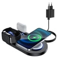 thumbnail image 1 of TIMIFIS Station de Recharge Sans Fil 3 en 1 Station de Recharge pour Plusieurs Appareils Support de Chargeur Sans Fil 15W IOS -, 1 of 7