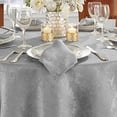thumbnail image 2 of Elrene Home Fashions Caiden Elegance Damask Napkin Set of 4, 17" x 17", Silver 4 Count, 2 of 3