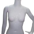thumbnail image 4 of Crop Tops de malla Clubwear Outfits Camisole Bikini Tank Top para Cosplay Festival cuello en V blanco Salvador Top corto de malla, 4 of 7