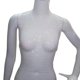 thumbnail image 4 of Top corto de malla para mujer, blusa sin tirantes, estilo urbano, bikini con pedrería cuello en V blanco, 4 of 7