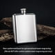 thumbnail image 2 of 11.5*9.2*2.2cm - Stainless steel flask for whiskey, hiking, backpacking, travel（1）, 2 of 3