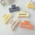 thumbnail image 3 of SPRING PARK Womens Hairpin Solid Color Hair Claw Frosted Acrylic Hair Clip Barrette Headwear, 3 of 7