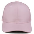 thumbnail image 2 of Daxton Premium Mid Profile Hat Semi Curved Visor Structured Cap, Pink, 2 of 4