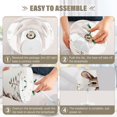 thumbnail image 3 of Table Lamp Small 5.9x10.8 Inches Table Lamps Night Light Tools & Home Improvement Bedroom Lamp Guest Room Lamp Study Lamp Office Lamp Red Dove, 3 of 7