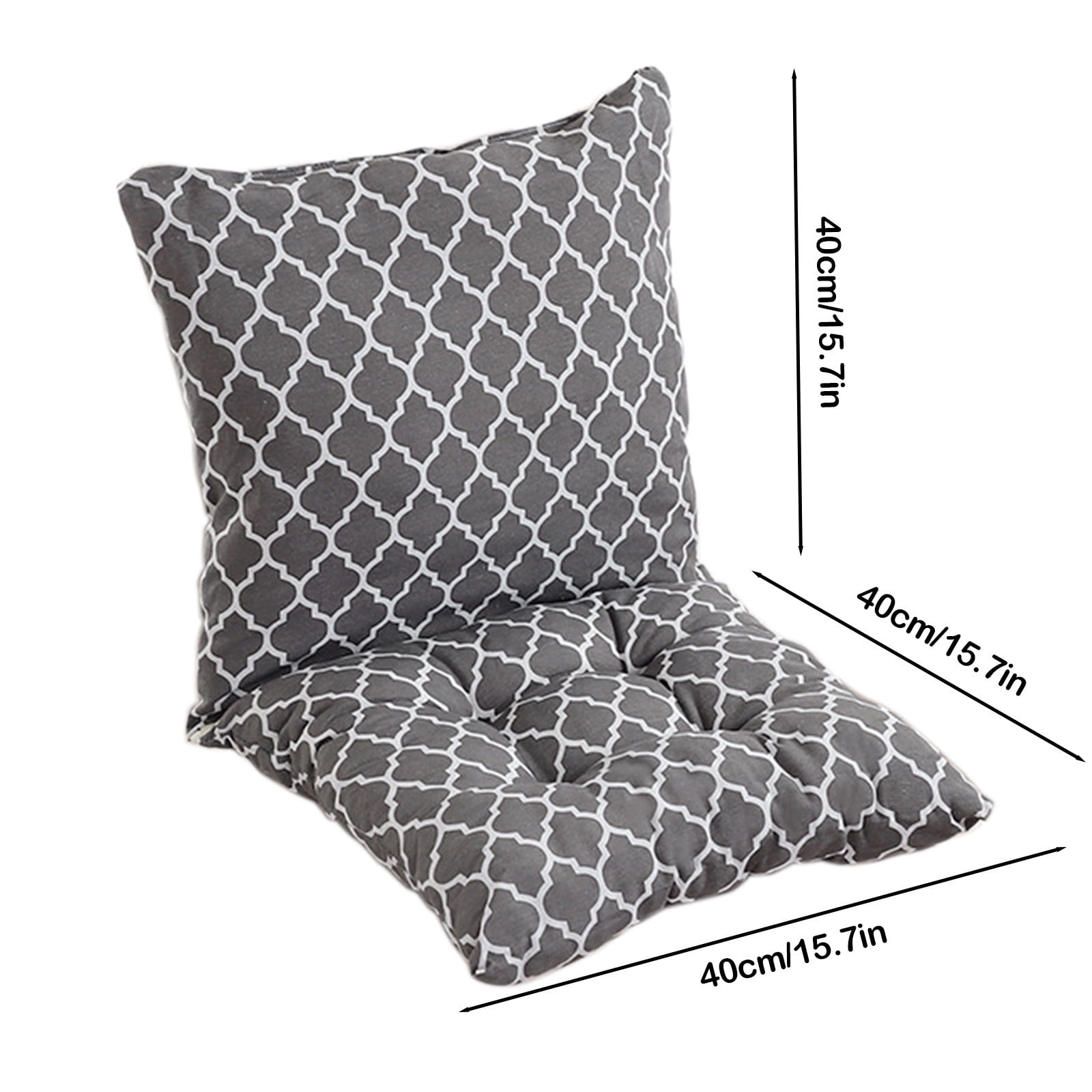 Lot De 2 Coussins De Chaise D'extérieur Imperméables En Coton