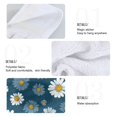 thumbnail image 2 of Yayeee Kitchen Hanging Hand Towels Set of 2 with Loop Bathroom Absorbent Tie Towel, Green Daisy Pattern, 2 of 7