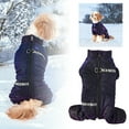 thumbnail image 2 of Dog Clothe for Small and Medium Dog Thick Warm Clothes Long Sleeve Jacket Zipper Clothing,Purple,L, 2 of 7
