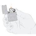 thumbnail image 6 of Zippo 48838 Flame Design Metal Refillable and Windproof Lighter, 6 of 6