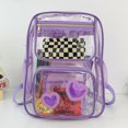 thumbnail image 3 of Mochila para Ordenador Portátil Bolso Escolar PVC Transparente Viajes Al Aire Libre, 3 of 9