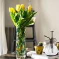 thumbnail image 5 of Clear Flower Vase Centerpieces Plastic Cylindrical Vases Home Wedding Decor 4"x12" Watercolor Little Daisy, 5 of 6