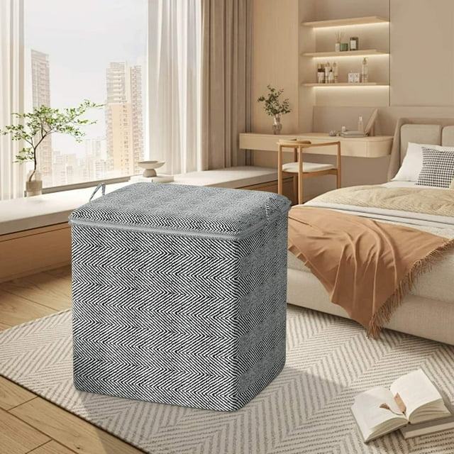 Foldabl Quilt Storage Bag With Large Capacity