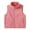 Watermelon Red, variant on HAOTAGS Teen Boys Girls Fleece Vest(3-17), Zip Up Stand Collar Sleeveless Jacket with Pockets Pink 6-7Years