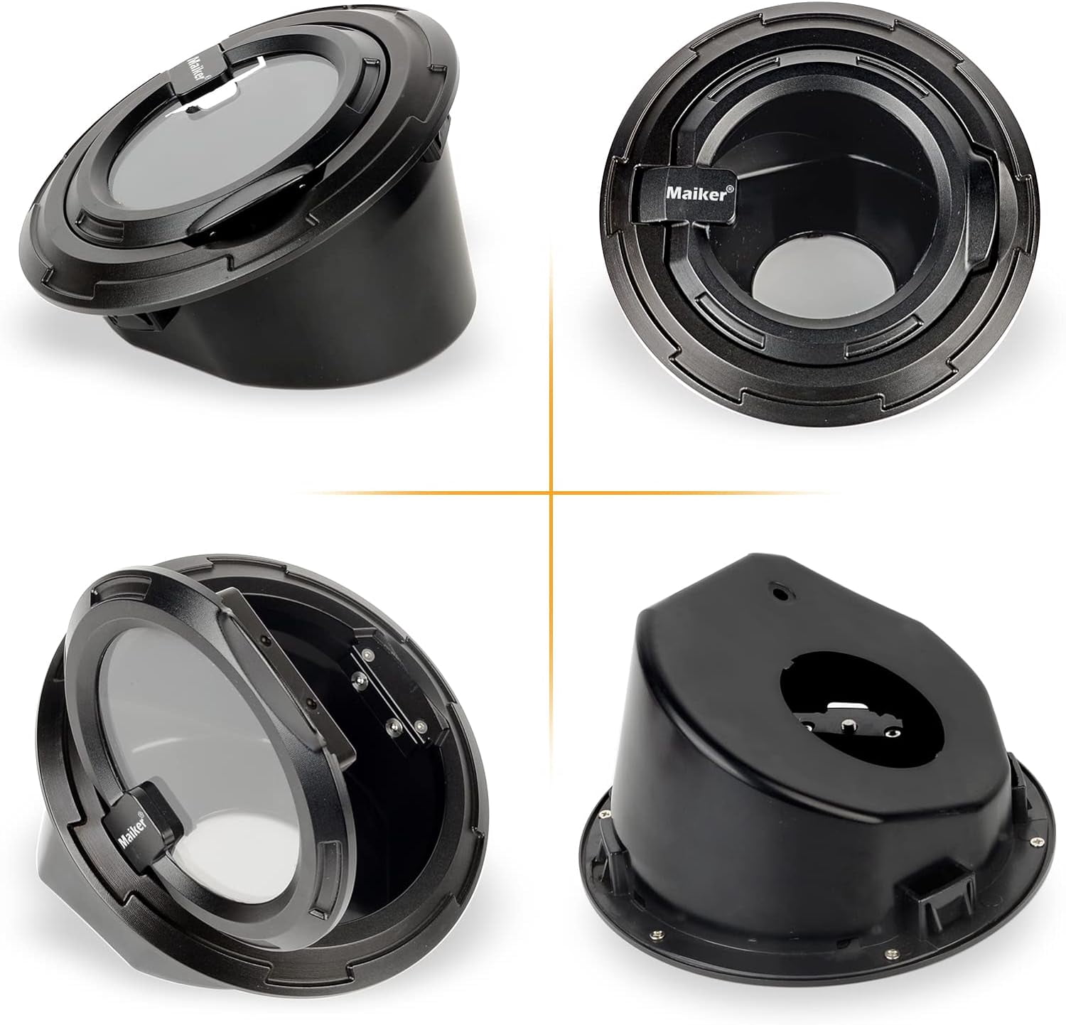 Transparent Gas Tank Cap Cover for 2018-2023 Jeep Wrangler JL 2 Door 4 Door Rubicon Sahara, Aluminum