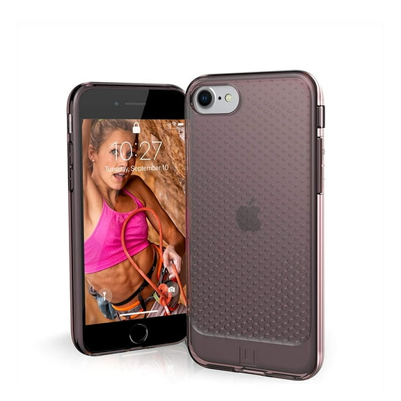 [U] by UAG iPhone SE 2020 / iPhone 8 / iPhone 7 [4.7-inch Screen] Case Lucent Slim Lightweight Stylish Transparent Impact Resistant Protective Phone Cover, Dusty Rose