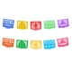 thumbnail image 2 of Papel picado Virgen de Guadalupe | Guirnaldas | enramado | 5 tiras de 5 metros | diseño religioso con colores vibrantes colores diferentes | enramada mexicana artesanal | decoración de plastico picado, 2 of 5