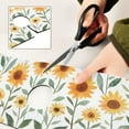 thumbnail image 6 of Yayeee Faucet Mat for Kitchen Sink 30" Diatomite Long Splash Guard Pad, Sunflowers and Leaves Pattern, 6 of 7