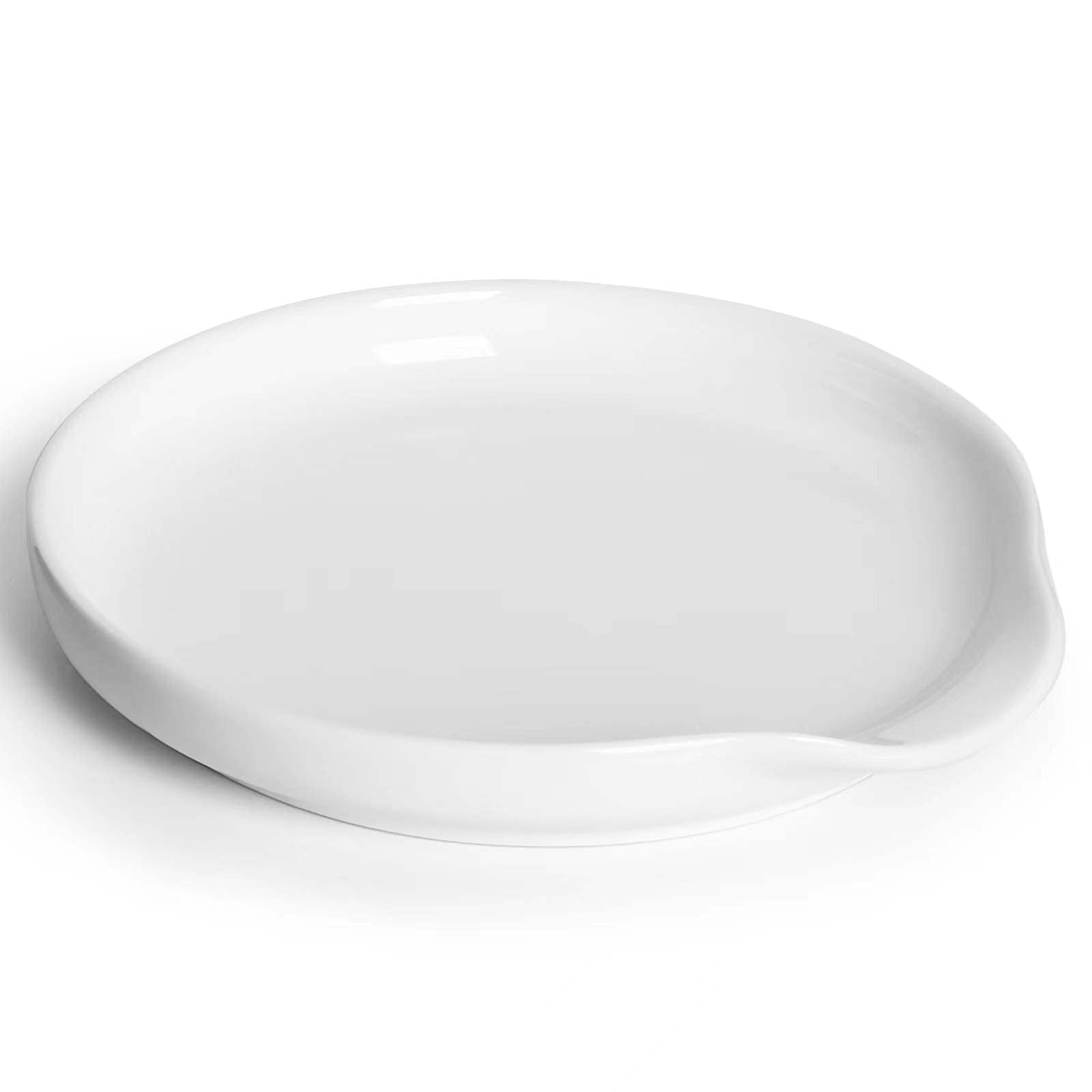 Ceramic Spoon Rest for Stove Top 5 Inches Large Spoon Holder for