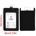 thumbnail image 3 of PU Card Sleeve for Work Cards Business ID Cards Storage Organizer, 3 of 20