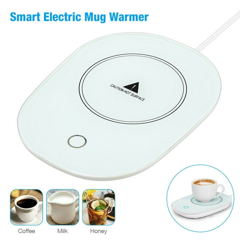 Smart Electric Coffee Cup Mug Warmer Tea Milk Drink Heater Pad Auto Shut Off