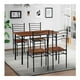 thumbnail image 2 of Comedor Mainstays Tipo Industrial 5 Piezas Madera, 2 of 4