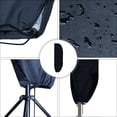 thumbnail image 3 of LOLIPPYY 1Pc Black Patio Umbrella Cover Wind Proof Outdoor Cover with Easy Storage, 3 of 8
