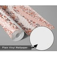 thumbnail image 6 of S4Sassy Vintage Floral Patchwork Wallpaper - Peach Bohemian Wall Covering, 25" x 240" Self-Adhesive Textured Vinyl Walls Paper, Decorative Wall Wrap, Easy DIY Walls Covering For Bedroom, Cabinets, 6 of 9