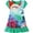 Green Mermaid, variant on WIBACKER 3-8Y Little Girls Nightgowns Short Sleeve Nightdress Kids Mermaid Nightie Dress Toddler Sleepwear Pajamas