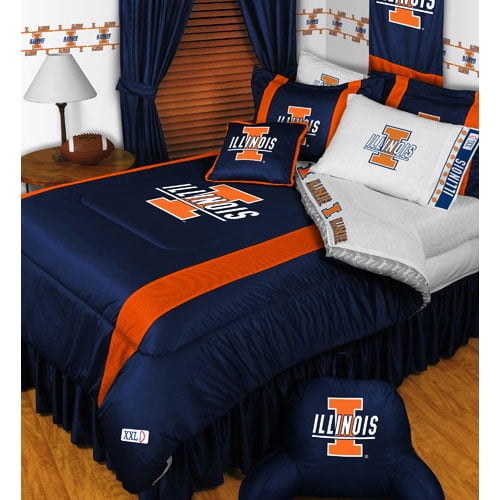 NCAA College Sheet Set PICK TEAM Sports Logo Colored Flat and Fitted Bedroom 