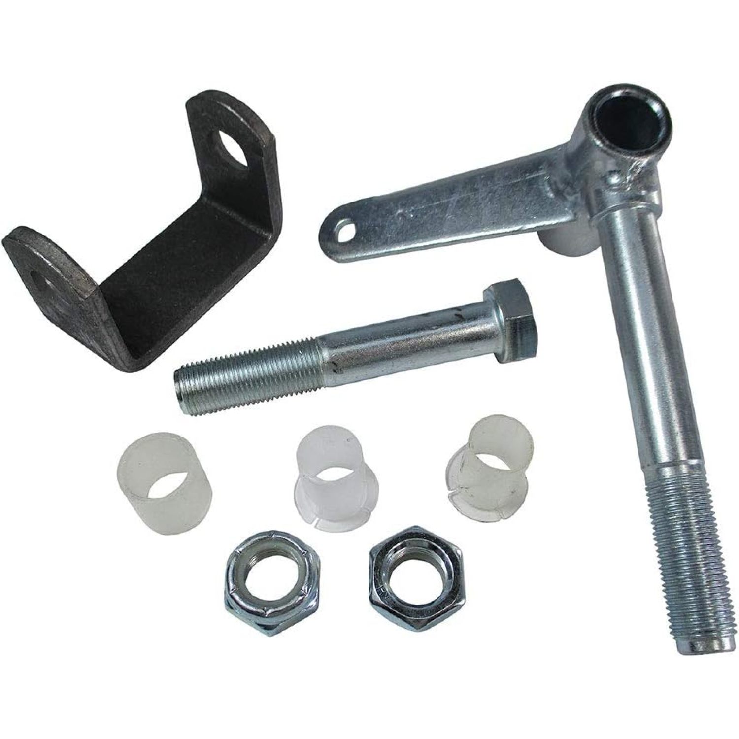 Spindle & Bracket Set, 5/818 Axle X 41/2" Length, 5/8" Kingpin, Side