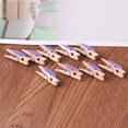 thumbnail image 3 of Miangastore 50pcs Love Wood Clips Beautiful Small Fixation Clips for Photo Painting (Purple), 3 of 8