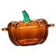 thumbnail image 4 of Plato de dulces de vidrio con tapa, tazón de calabaza con tapa, recipiente para dulces decorativo Naranja, 4 of 9