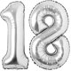 thumbnail image 1 of 30 Number Balloons Red Big Giant Jumbo Number 30 Foil Mylar Balloons for 30th Birthday Party Supplies 30 Anniversary Events Decorations, 1 of 4