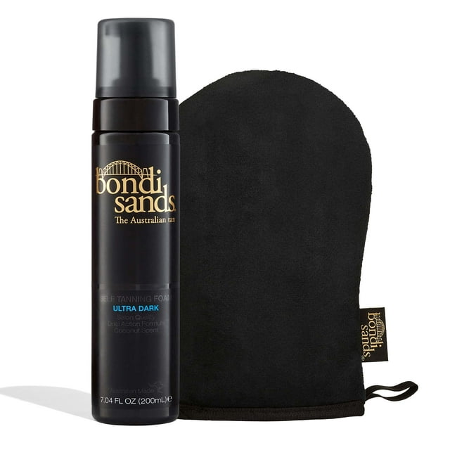 Bondi Sands Mousse Autobronzante Ultra Foncée + Mitaine d'Application / Comprend une Mousse Légère Sans Soleil + Mitaine Réutilisable pour une Finition Impeccable (Valeur de 32 $)