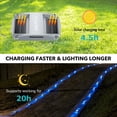 thumbnail image 3 of Luces solares para entrada AGPTEK, paquete de 20, luz azul impermeable, 3 of 7
