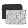 thumbnail image 2 of Bingfone Cute Snowflake Dachshund Laptop Sleeve Case 13 inch , 360° Protective Computer Carrying Bag, 2 of 8