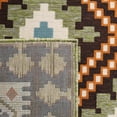 thumbnail image 4 of SAFAVIEH Veranda Magna Geometric Indoor/Outdoor Runner Rug, Brown/Terracotta, 2'3" x 8', 4 of 6