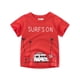 thumbnail image 1 of Ropa de verano para niños y niñas de 2 a 8T, camiseta de algodón de manga corta con estampado de grafiti, camiseta para niños, Top, atuendo infantil Tan Jianjun unisex, 1 of 2