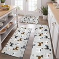 thumbnail image 2 of Bulldog Dog Kitchen Rugs Sets Of 3,Kitchen Runner Rugs Non Skid Washable,Decorative Kitchen Floor Mats for Kitchen,Sink,Laundry,17"x30"+ 17"x47" + 17"x59", 2 of 6