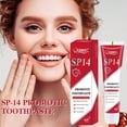 thumbnail image 3 of SP14 Probiotic Toothpaste Whiten Clean Teeth Remove Stains Oral Care Management Fresh Breath With Sodium Saccharin Lactobacillus, 3 of 5