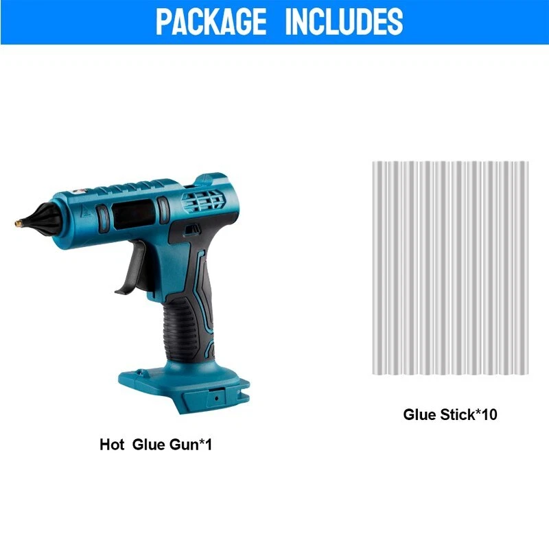 Cordless Hot Melt Glue Gun Electric Repair DIY Power Tool For Makita 18v Battery