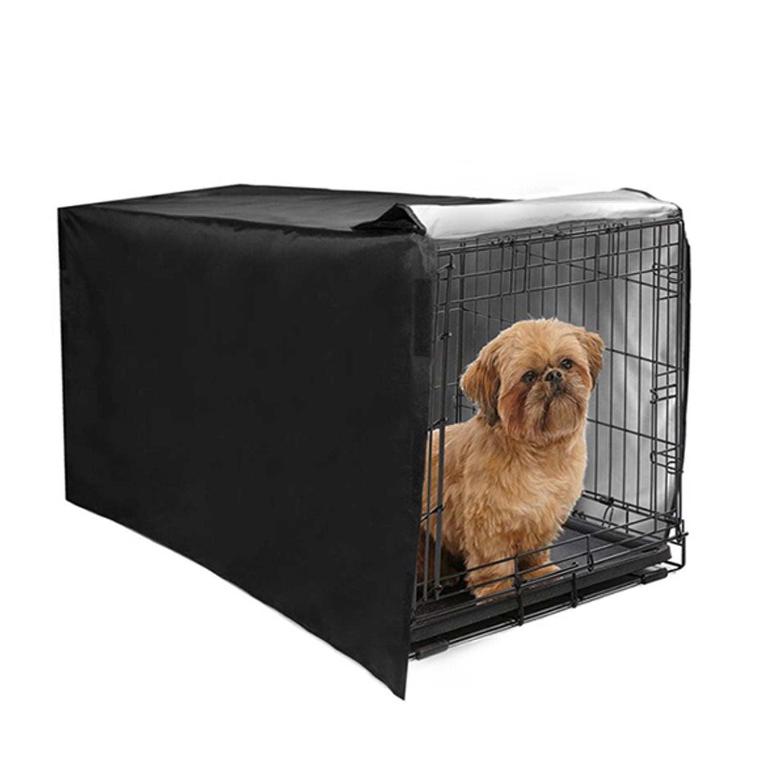 DEJI Dog Crate Cover Oxford Cloth Pet Crate Cover Universal Fit for 42