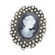 thumbnail image 3 of EeaseMX Broche retro, hermoso broche decorativo de la Reina Victoria para bufanda, bolso y ropa., 3 of 7