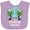 Lavender, variant on Inktastic Summer Vacation in the Dominican Republic Boys or Girls Baby Bib