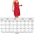 thumbnail image 2 of Vestido Suspendido Vestido de tirantes de espagueti para mujer Vestido de fiesta con flecos de borlas de lentejuelas (Rojo M) Ygjytge para Mujer Rojo T M, 2 of 6