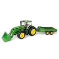 thumbnail image 1 of Tractor de juguete John Deere 6210R con cargador y esparcidor, 1 of 7
