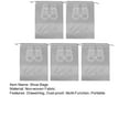 thumbnail image 5 of iaksohdu iaksohdu 5Pcs Shoe Bags Printing Portable Drawstring Dust-proof Waterproof Storage Multi-Function Non-Woven Fabric Travel Shoe Bags Shoes Accessory, 5 of 5